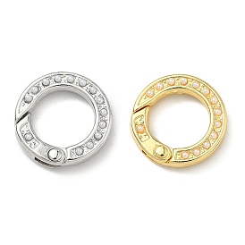 Латунные застежки с защелками из АБС-пластика, имитирующими жемчуг, без кадмия и без свинца, долговечный, стойки покрытие