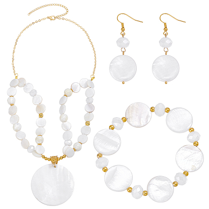 Ожерелья и браслеты из натурального жемчуга и наборы сережек-подвесок