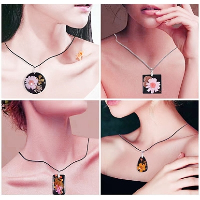 Resin Casting Silicone Mold Pendant Necklace Jewelry Making UV