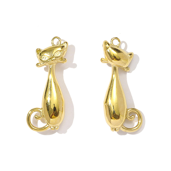 304 подвески из нержавеющей стали, подвески в форме кошки, ионное покрытие (ip)