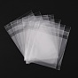 OPP Cellophane Packaging Bags, Frosted, for Bake Packaging, Rectangle
