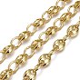 Eco-Friendly Alloy Coffee Bean Chain, with Spool, Unwelded