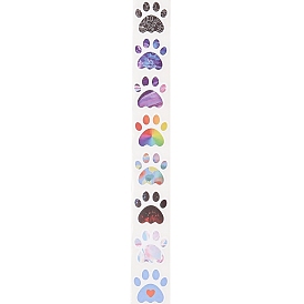 500Наклейки на собачьи лапы, самоклеющиеся наклейки, для украшения своими руками