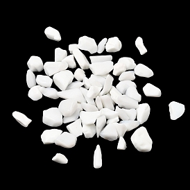 Handmade Porcelain Beads, Bright Glazed Porcelain, Nuggets