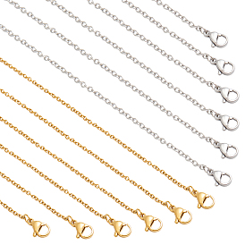 20 шт 2 стиль 304 набор ожерелий из нержавеющей стали, для изготовления колье из бисера