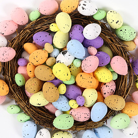 Easter Eggs Colored Foam Eggs DIY Wreath Decoration Spotted Dove Eggs Simulation Eggs