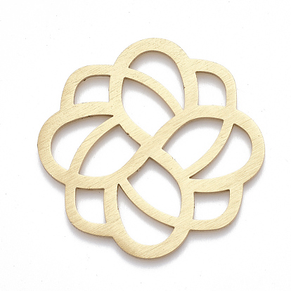 Aluminium Filigree Joiners Links, Laser Cut Filigree Joiners Links, Flower