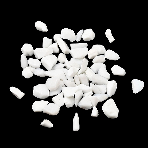 Handmade Porcelain Beads, Bright Glazed Porcelain, Nuggets