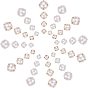 Sew on Acrylic Imitation Pearl, Montee Beads, Two Holes, Garment Accessories, Half Round