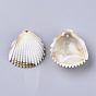 Acrylic Pendants, Imitation Gemstone Style, Shell/Scallop