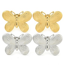 304 Stainless Steel Stud Earrings for Women, Butterfly