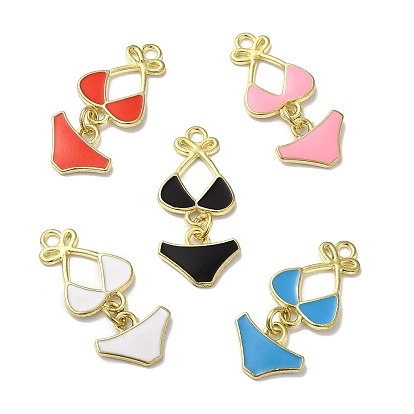 Кулоны, эмаль, сплав, золотистые , прелести бикини