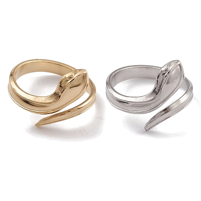 304 змеиные открытые манжеты из нержавеющей стали для женщин