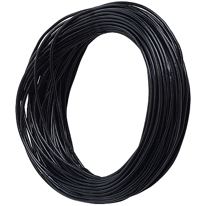 10 м коровьей кожаный шнур, кожаный шнур ювелирных изделий, ювелирные изделия DIY делает материал, круглые, окрашенные