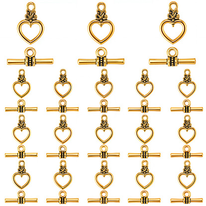 120 устанавливает застежки-тогглы из сплава, без свинца и без кадмия, сердце