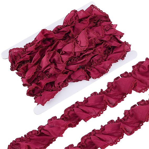 6M Cotton Ruffle Trim, for Clothes Accessories