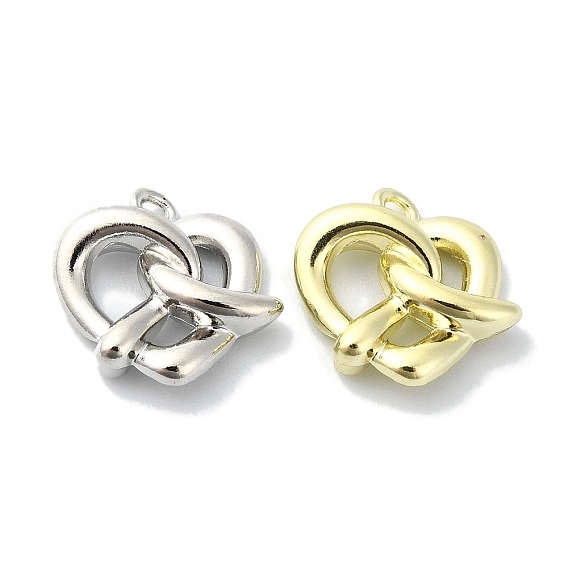 Подвески из сплава, сердце с узлом