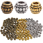 180 шт. 3 стили тибетских бусин из сплава