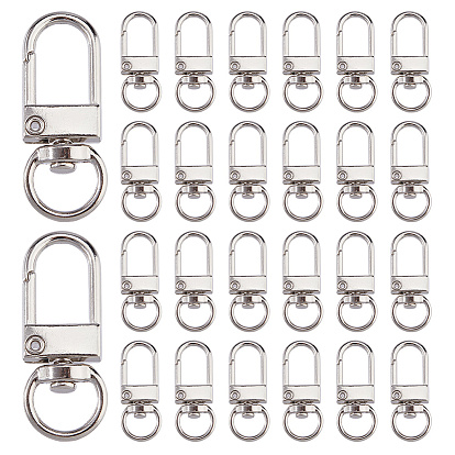 Застежками сплава поворотные, с карабин-лобстерами 