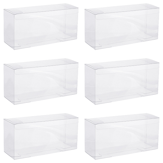 Transparent PP Box, Candy Gift Box, for Wedding Party Baby Shower Packing Box, Rectangle