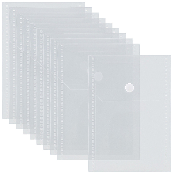 Прозрачные пластиковые конверты папки, папка с файлами документов, для школьного домашнего офиса, прямоугольные