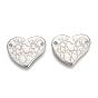 304 Stainless Steel Links Connectors, Heart