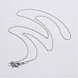 925 Sterling Silver Cable Chain Necklace Making, Beaded Necklaces
