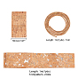 Polyester Ribbon, Bark Pattern, for Floral & Craft Decoration
