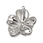 304 Stainless Steel Pendants, Flower Charms