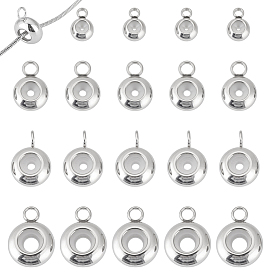 48 шт. 4 стили 201 дужки из нержавеющей стали, с силиконовым уплотнительным кольцом, плоско-круглые