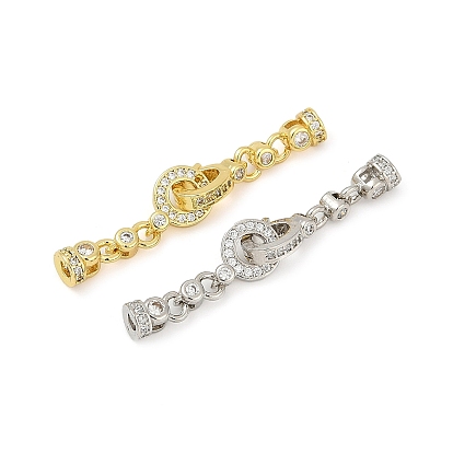 Латунное микропейв, прозрачный кубический цирконий, складные застежки, долговечный, стойки покрытие