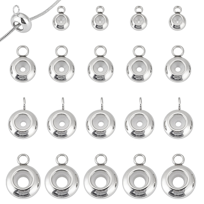 48 шт. 4 стили 201 дужки из нержавеющей стали, с силиконовым уплотнительным кольцом, плоско-круглые