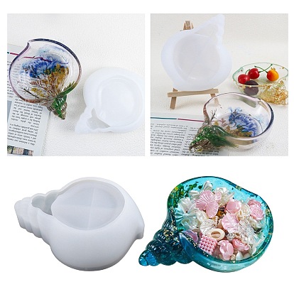 DIY Silicone Storage Molds, Resin Casting Molds, For UV Resin, Epoxy Resin Jewelry Making, Shell