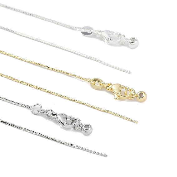 Женские ожерелья с регулируемыми подвесками из латунной цепочки