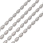 304 chaînes de billes en acier inoxydable, chaîne de perles, 3mm