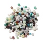 Natural Mixed Gemstone Beads, Faceted, Round, Mixed Dyed and Undyed