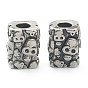 304 Stainless Steel Beads, Cuboid & Skull