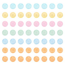 56шт 7 цвета натуральный селенит бусины, класс А, окрашенные, круглые