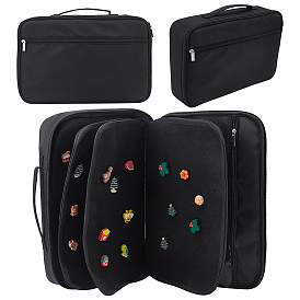 Вместительные сумки-мешки из оксфордской ткани с эмалированным покрытием и застежкой-молнией для хранения булавок., 10 страницы, папки, скрепки, книги, прямоугольник с ручкой