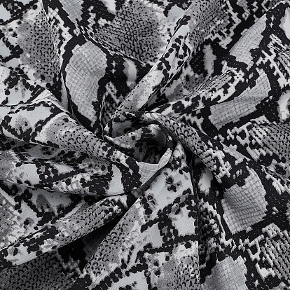 Ткань из полиэстера с текстурой змеиной кожи, для аксессуаров для одежды