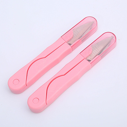 Steel Sewing Scissors, with Plastic Handle and Protect Cover