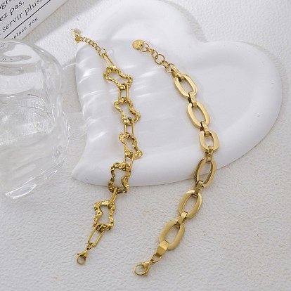 304 браслеты-цепочки из нержавеющей стали для женщин