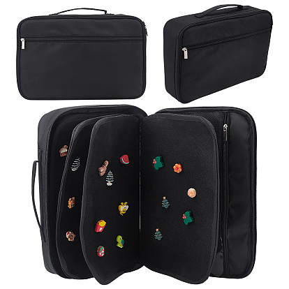 Вместительные сумки-мешки из оксфордской ткани с эмалированным покрытием и застежкой-молнией для хранения булавок., 10 страницы, папки, скрепки, книги, прямоугольник с ручкой