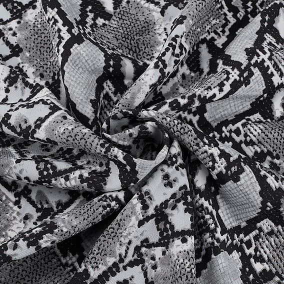 Ткань из полиэстера с текстурой змеиной кожи, для аксессуаров для одежды