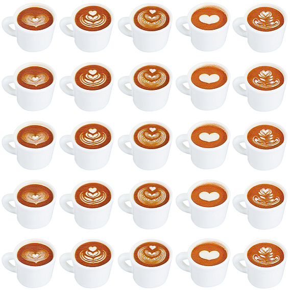 50 шт. 5 стиль мини-кофейная чашка с имитацией смолы, для украшения кукольного домика