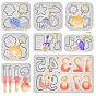 DIY Silhouette Silicone Quicksand Mold, Resin Casting Molds