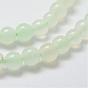 Natural Green Opal Bead Strands, Round