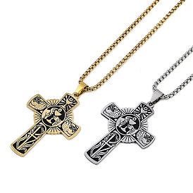 201 подвеска из нержавеющей стали для причастия и евхаристии, ожерелья с цепочкой