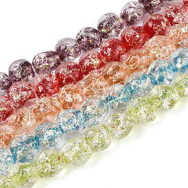 Ручной работы бусины фольги, самородки