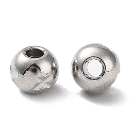 303 Stainless Steel Beads, Round